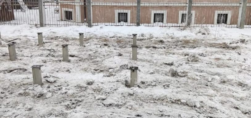 Фундамент на забивных ЖБ сваях