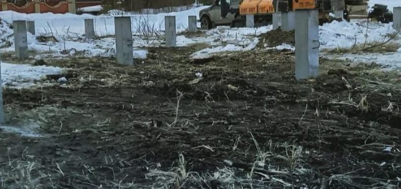 Фундамент на забивных ЖБ сваях