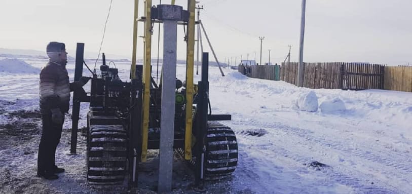 Фундамент на забивных ЖБ сваях